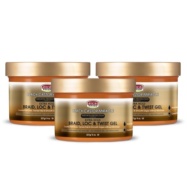 African Pride African Pride Black Castor Miracle Extra Hold Braid,