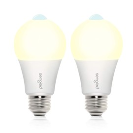 Sengled A19 Motion Sensor Light Bulb Outdoor/Indoor 11W (75-Watt Equivalent), Soft White Motion Sensing Light Bulb Built-in Photocell Sensor for Front Porch Garage Hallway 3000K 1200LM, 2 Pack