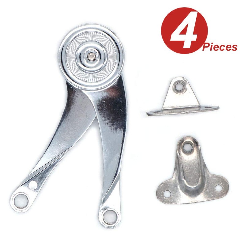 Set of 4 NUZAMAS Lid Support Hinges, Stop Any Angle,