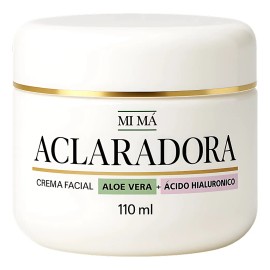 Crema Facial Aclaradora De Mi Má | Ac. Hialurónico | 110 Ml Todo Tipo De Piel Día/noche