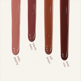 Kara Beauty Lip Syrup Moisturizing Peptide Therapy Lip Gloss - Deep Rose