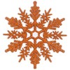 YYCRAFT 6pcs Large Glitter Snowflake Ornament 10 Inch for Christmas