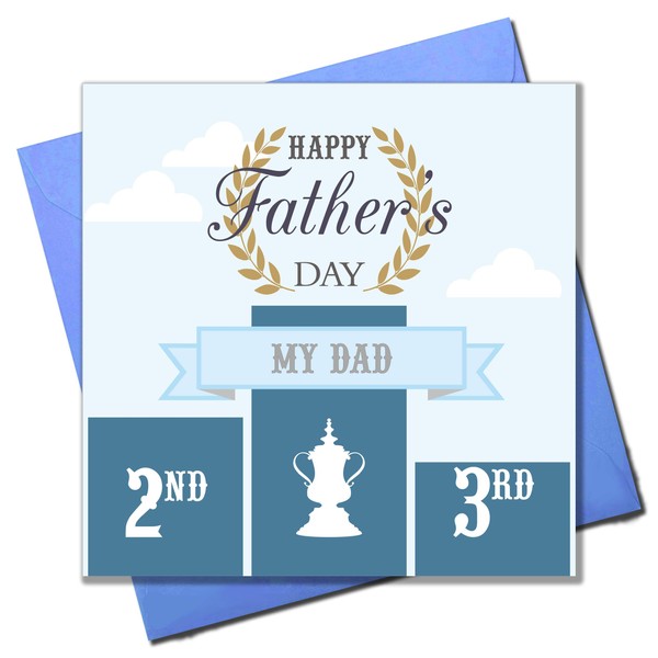 Claire Giles Hatful of Happy Podium Father's Day Card