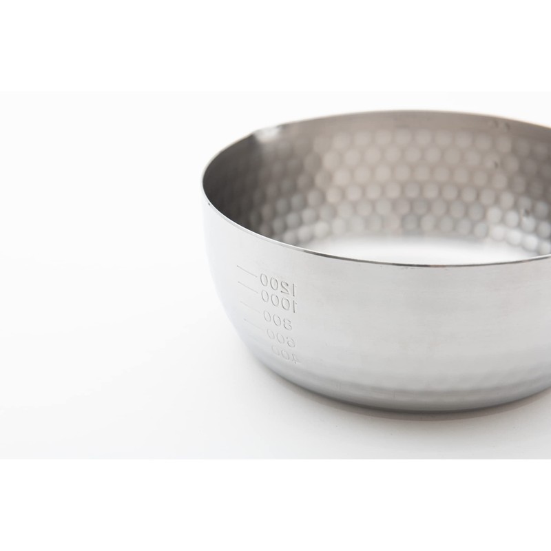 3-Layer Clad Snow Flat Pot, Large, 7.1 inches (18 cm)