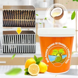 KANNWI KANNWI Multi-Purpose Coconut Oil Cleaning & Polishing Paste,380g Coconut Oil Cleaning Paste,Powerful All Purpose Cleaner,Stainless Steel Cleaner for Pots and Pans (1PCS)