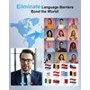 AI Translation Earbuds Real Time - 144 Languages & Accents