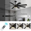 SHOWDI Ceiling Fan with Lights and Remote Control, 8 Blade