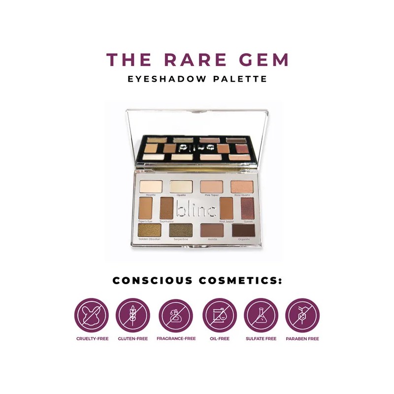 Mejor Paleta De Sombras Blinc The Rare Gem Palette Original