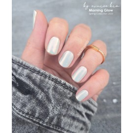 Color Street Nail Polish Strips MORNING GLOW (FMS198) Pale Green YELLOW Shimmer