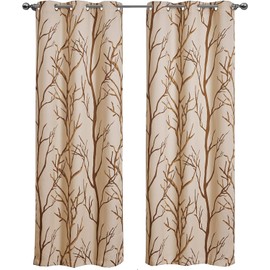 VCNY Home - Curtains, Blackout Window Panels with Grommet Top, Chic Home Decor (Kingdom Taupe, 40" x 63")