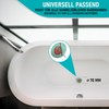 arteneur® Universal Bath Plug with Sloth Motif, Triple Seal, Adjustable,