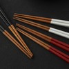 Rikizo R-918845 Chopsticks Cocochi Gray Length 9.1 inches (23 cm),