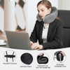Ateupom Neck Pillow with Bluetooth Headphones Function for Travel, Travel