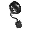 Car Fan Powerful Low Noise 3 Speeds Adjustable Portable USB
