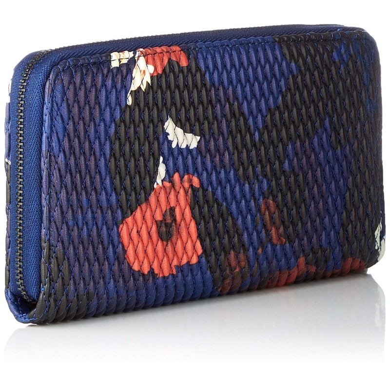 Desigual Women's Accessories PU Long Wallet, Blue, blue