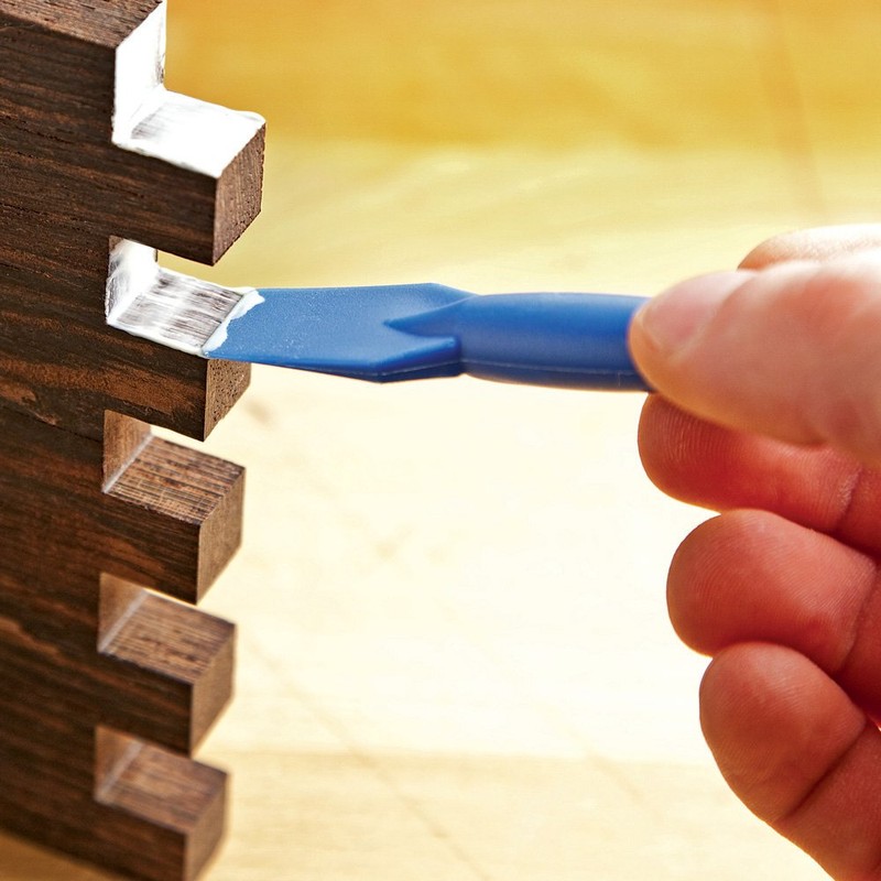 Rockler 7” Long Silicone Glue Brush – Wood Glue Applicator