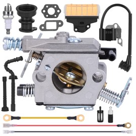 Jtron MS250 Carburetor Air Filter Tune Up Kit for Sthil MS250 Carburetor 021 025 MS210 MS230 Chainsaw Parts Replace WT286 (MS250)