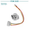 ACROPIX Front Turn Signal Light Wiring Harness Socket Adapter Fit