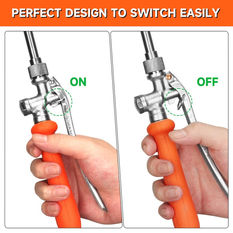 All Metal 44 Inches Replacement Sprayer Wand, 1/4" & 3/8"