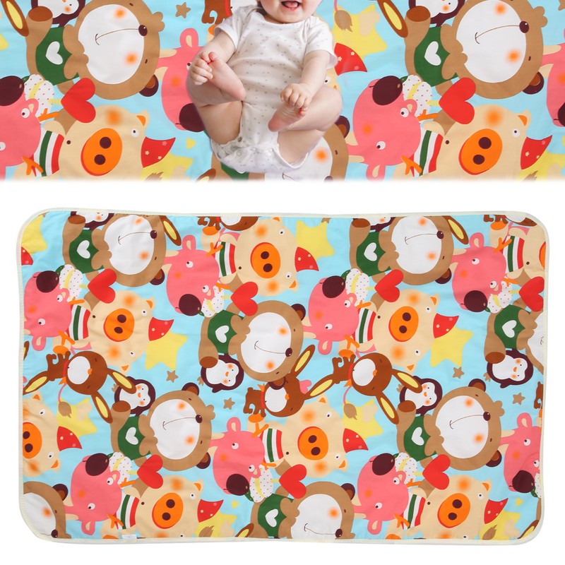 Three Layers Waterproof Diaper Changing Mat Newborn Baby Urine Diaper