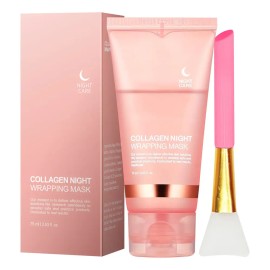 Mascarillas Faciales Gel Colágeno Para Nocturna Hidratante