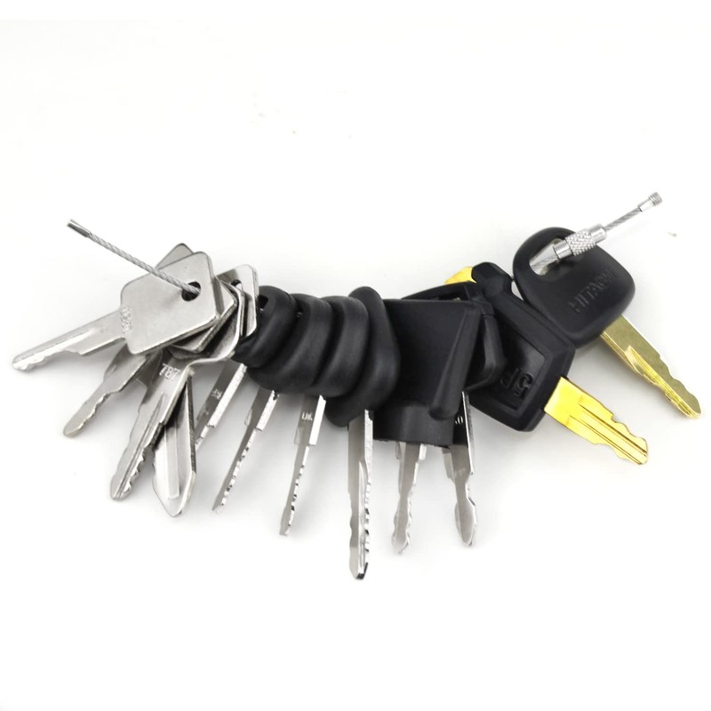 ZUZGO Construction Machinery Key Set Ignition Key Excavator Key Set