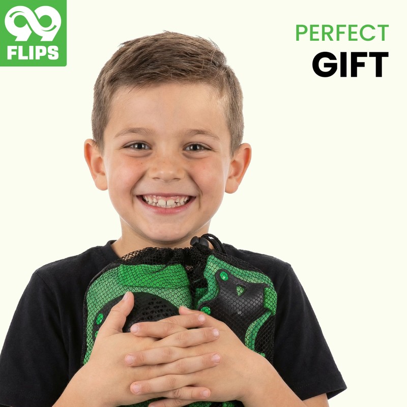 99FLIPS Kids Knee and Elbow Pads for Children - Kids