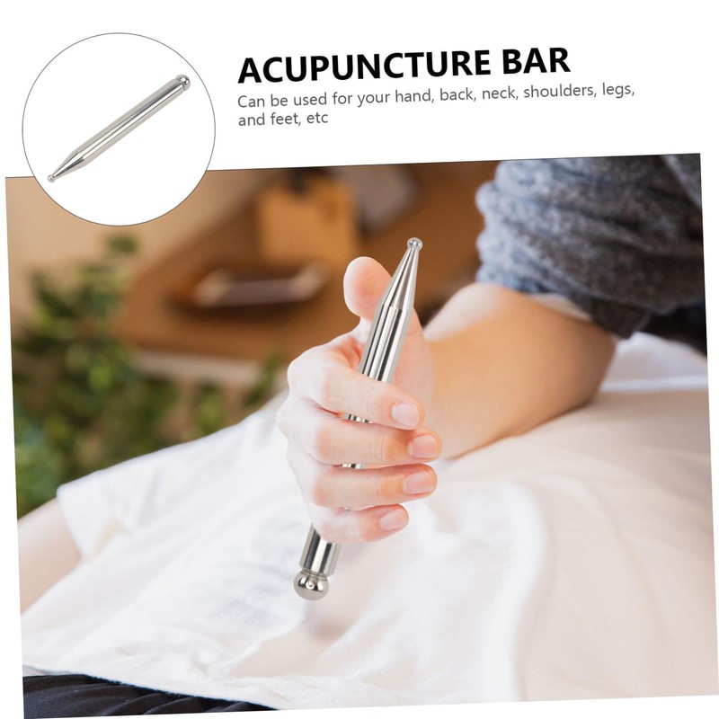 Anneome Deep Tissue Foot Massager Pen Stainless Steel Bar for