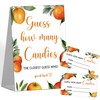 scodilo Guess How Many Candies Baby Shower Games, 1 Sign