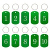 Aluminum Engraved Number Tags Key Tags ID Tags with Key