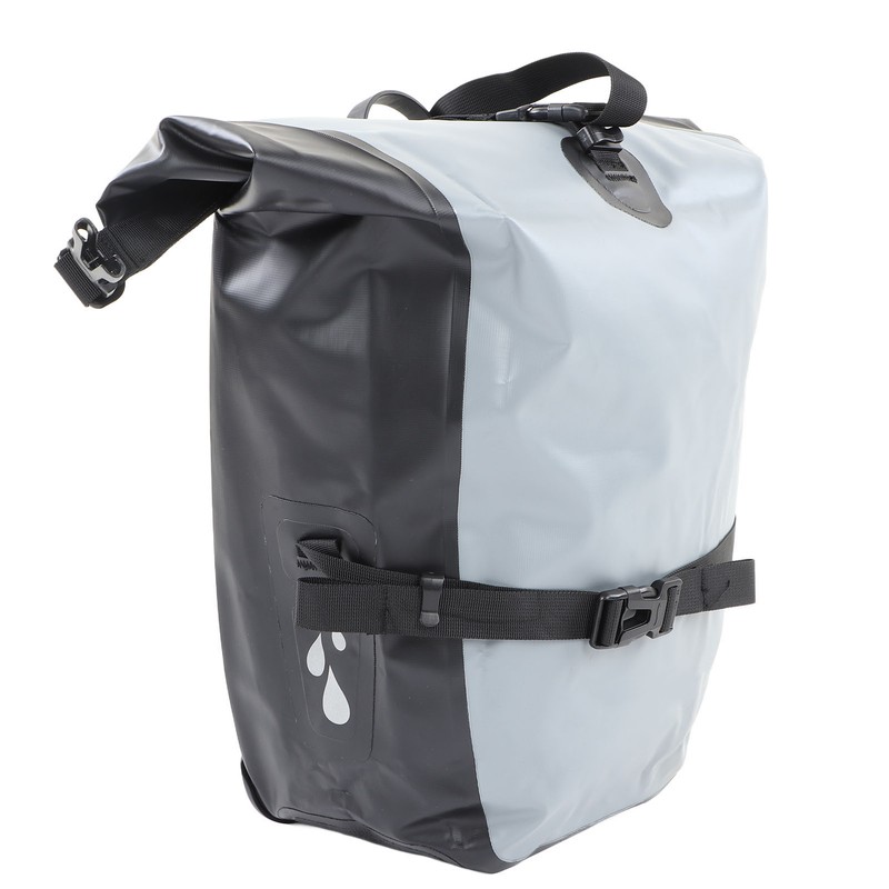 Bike Rack Bag Grey Bike Bag Waterproof 500D PVC Large