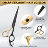 JASON Hair Cutting Scissors Kit - Professional 10 PCS Haircut
