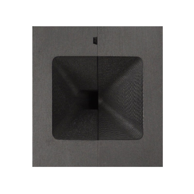 2 Troy Ounce Gold Rectangular Two Part Split Graphite Ingot