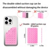 Double Sided Silicone Suction Cup Phone Holder,Non Slip Sticky Grip,