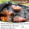80-Pack 1.75-Inch Reusable Stainless Steel Mini Skewers Suitable for Grills
