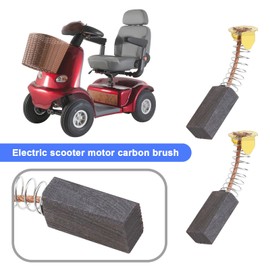 2 Pairs Carbon Brushes Compatible with Drive Envoy 4 6 8 Mobility Scooter Replacement Motor Brushes 22x11x7mm/ 0.86x0.43x0.27inch