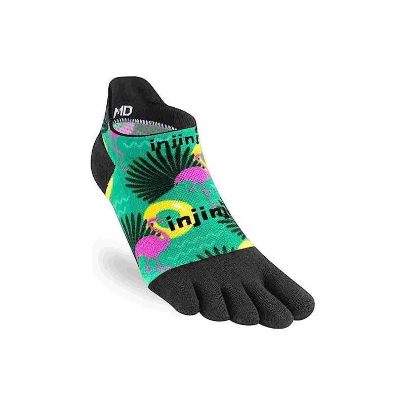 Injinji Spectrum Run Lightweight NO-Show Paradise L, multicoloured, L