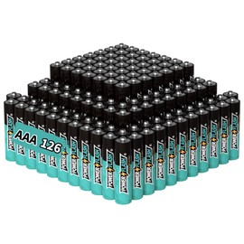 POWER FLASH Alkaline AAA126 Batteries 1.5V Long Lasting Batteries are Ideal for use in high tech Devices, Clocks, remotes, and Other Household Devices.