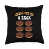 Check Out My Six Pack Pecan Pie Throw Pillow