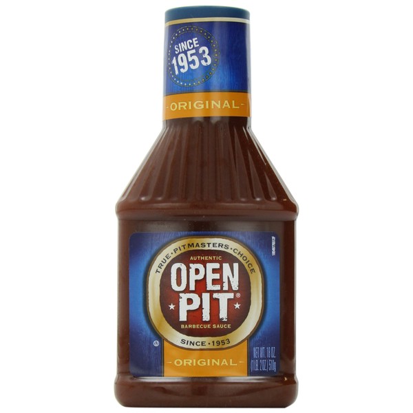 Pinnacle Foods Open Pit Original Barbecue Sauce, 18 Ounce -- 12 per case.