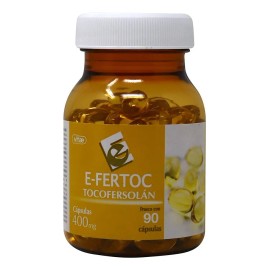 E-fertoc Tocofersolán Fco. C/90 Cápsulas De 400 Mg C/u Sabor Sin Sabor