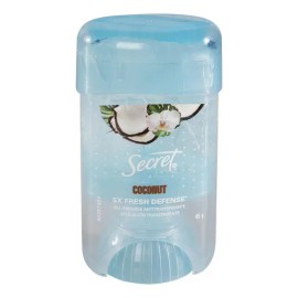 Desodorante Antitranspirante en gel invisible Coconut 5X FRESH DEFENSE 45g Secret