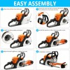 Jerliflyer Log Peeler, Log Debarker Designed for Husqvarna and STIHL,