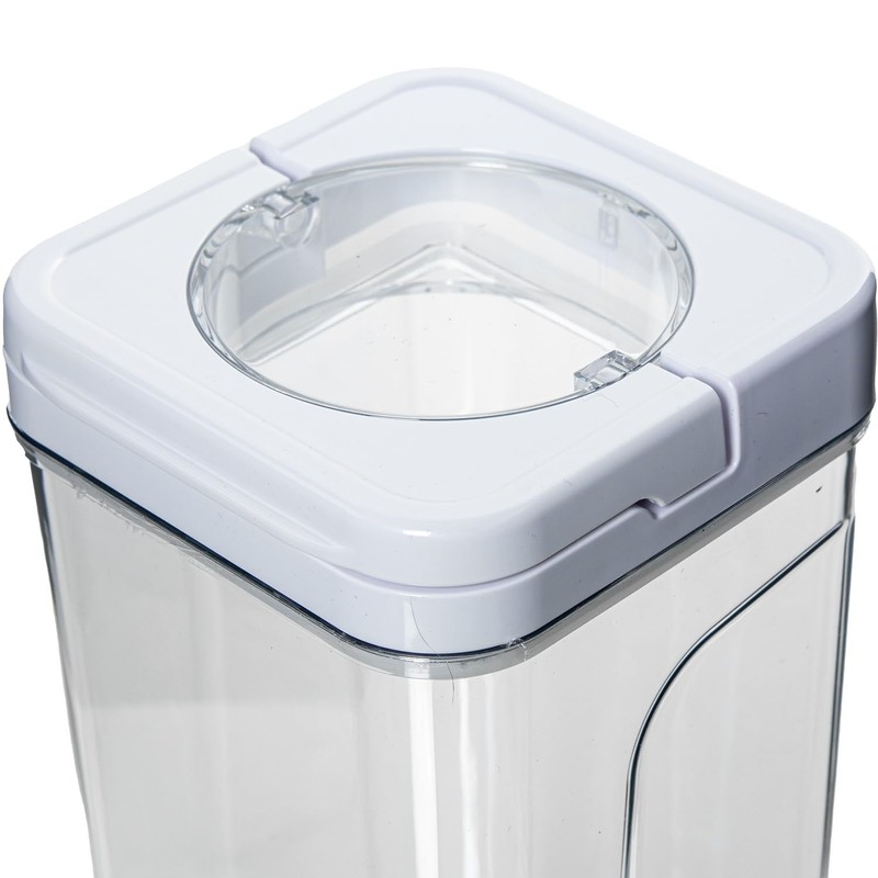 DRW Kitchen Tin 1700 ml Acrylic with Airtight Seal in