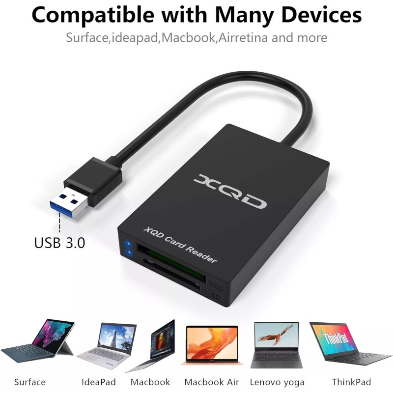 For Sony, son y XQD Card Reader USB 3.0 XQD/SD