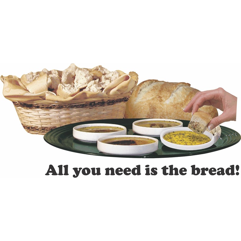 Dean Jacob's 9 pc. Collection with 4 Bread Dipping Tins,