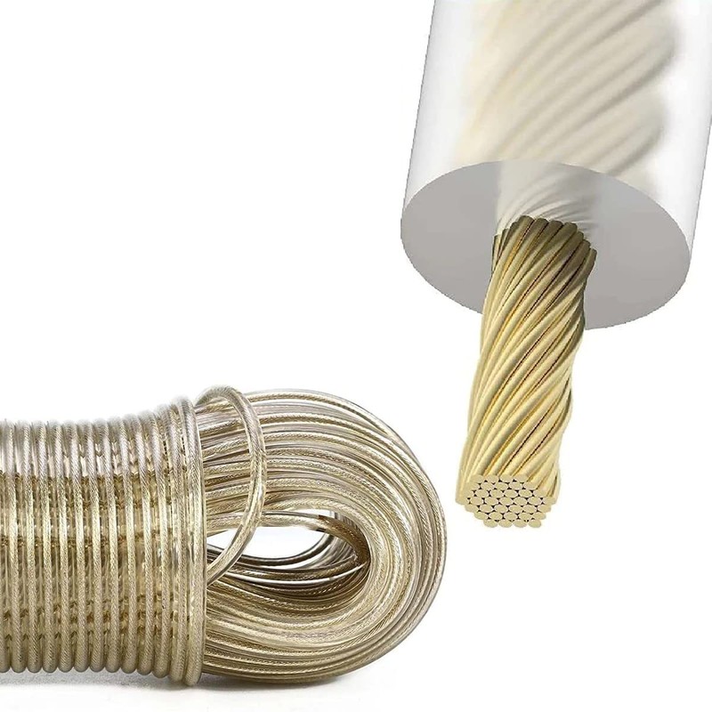 WARESHARK 30M Extra Heavy Duty Strong Steel Core Washing Rope