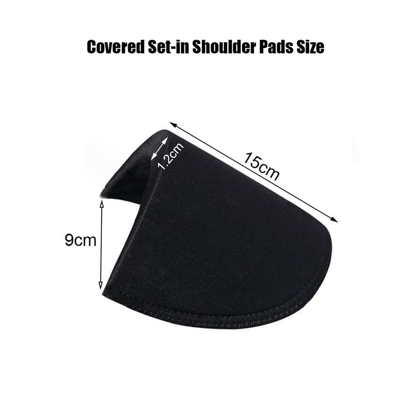 4 Pairs Covered Set-in Shoulder Pads Pads Sewing Foam Pads