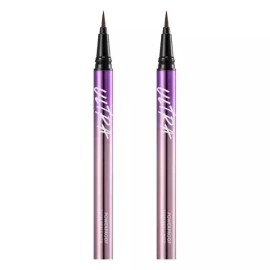 Missha 미샤 울트라 파워프루프 씬 펜 라이너 0.4g, 다크브라운, 2개 [다크브라운 x 2개] Missha Ultra Powerproof Thin Pen Liner 0.4g, Dark Brown, 2 Pieces [Dark Brown x 2 Pieces]