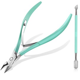 RoserRose Pack of 2 Nail Clippers, Nail Nippers for Toenails Professional, Foot Nail Clippers, Nail Nippers for Strong Toenails, Toenail Scissors, Thick Nails, for Ingrown Toenails and Fingernails